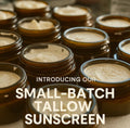 Grass-Fed Tallow Sunscreen: Natural SPF 20-30, Sensitive Skin Safe