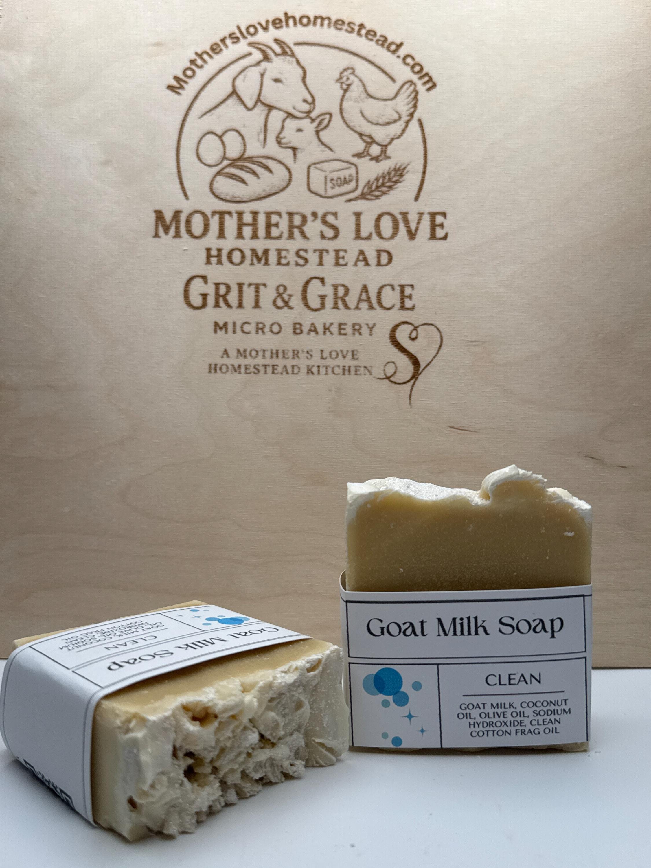 Handmade Clean Goat’s Milk Soap