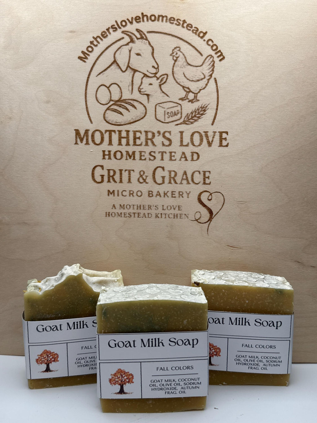 Handmade Fall Colors Goat’s Milk Soap