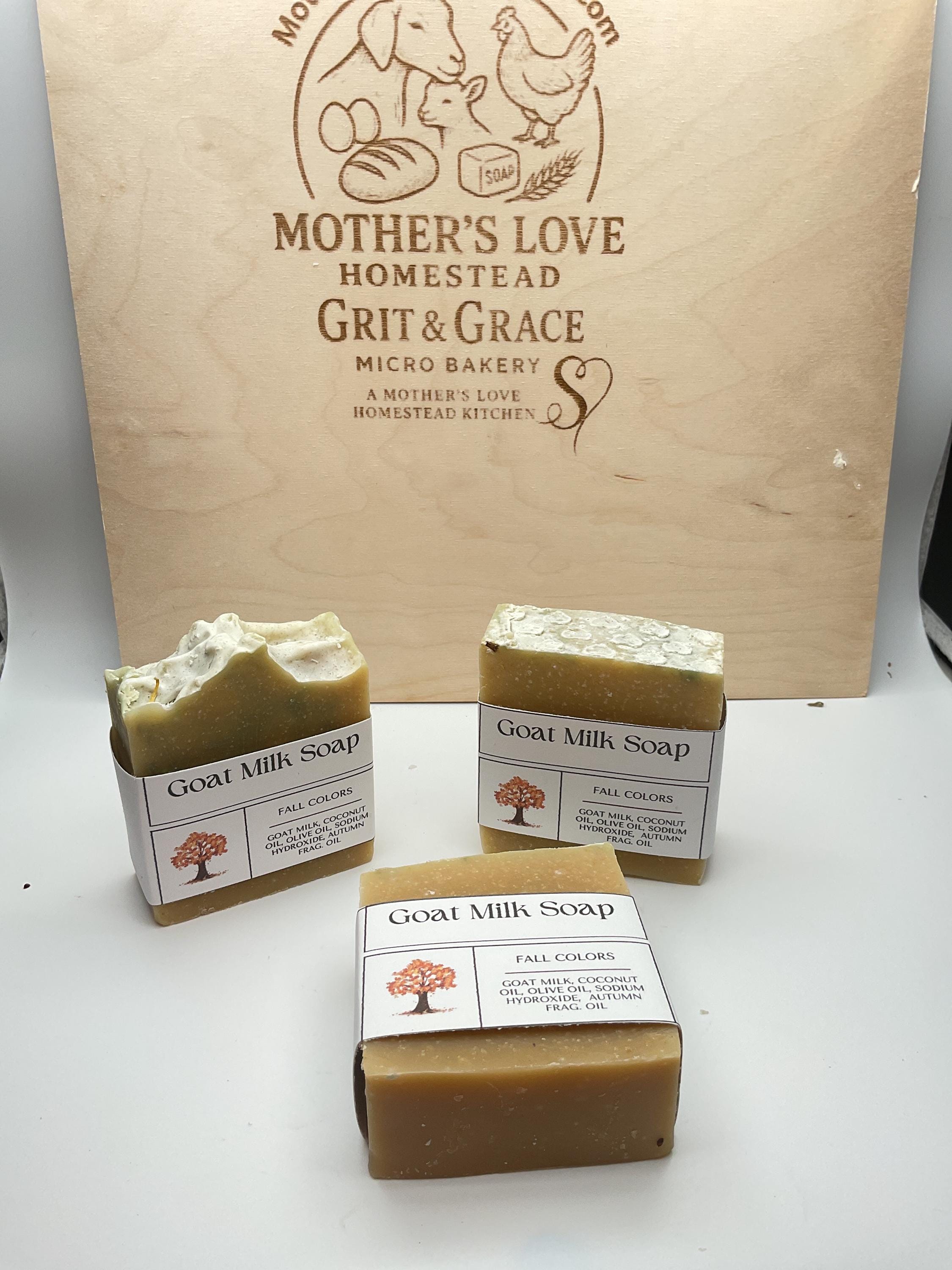 Handmade Fall Colors Goat’s Milk Soap