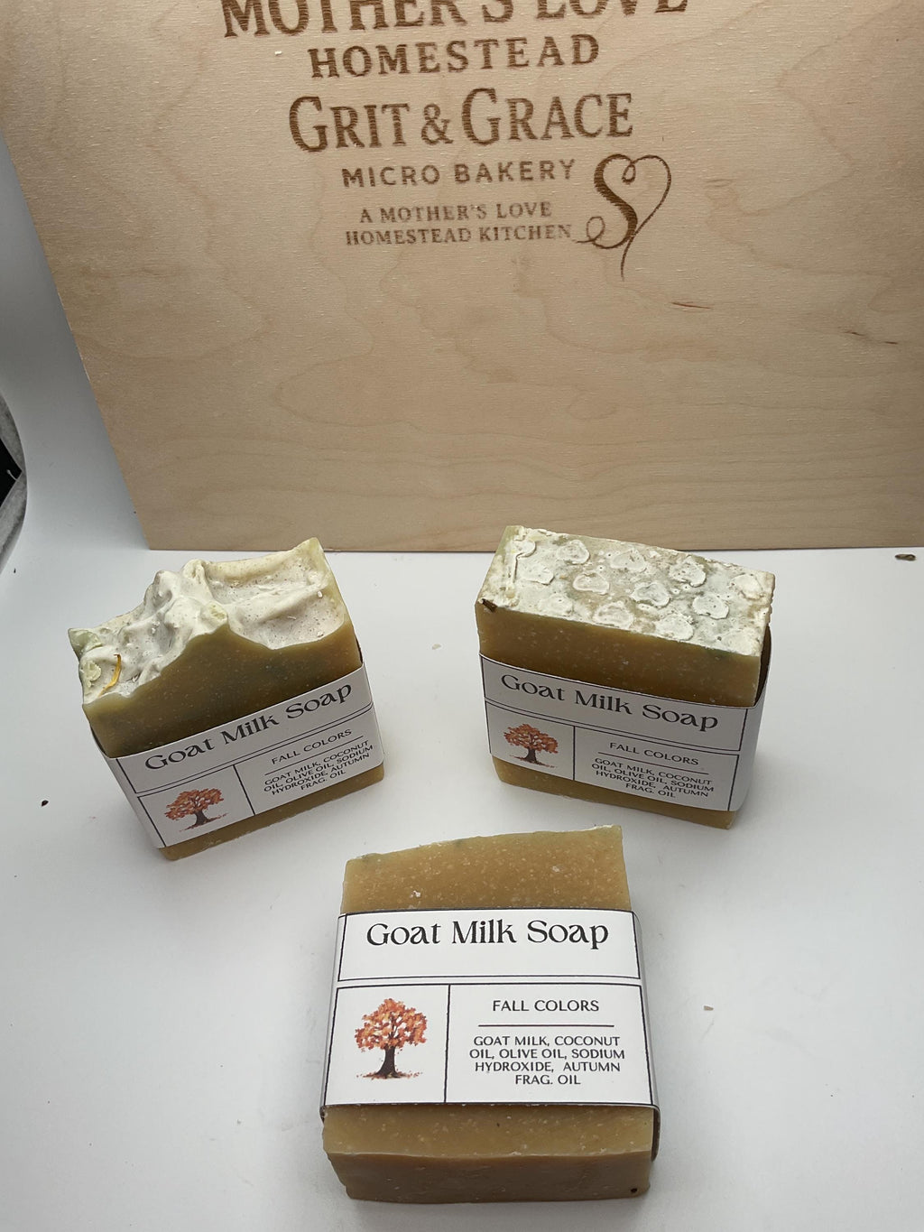 Handmade Fall Colors Goat’s Milk Soap