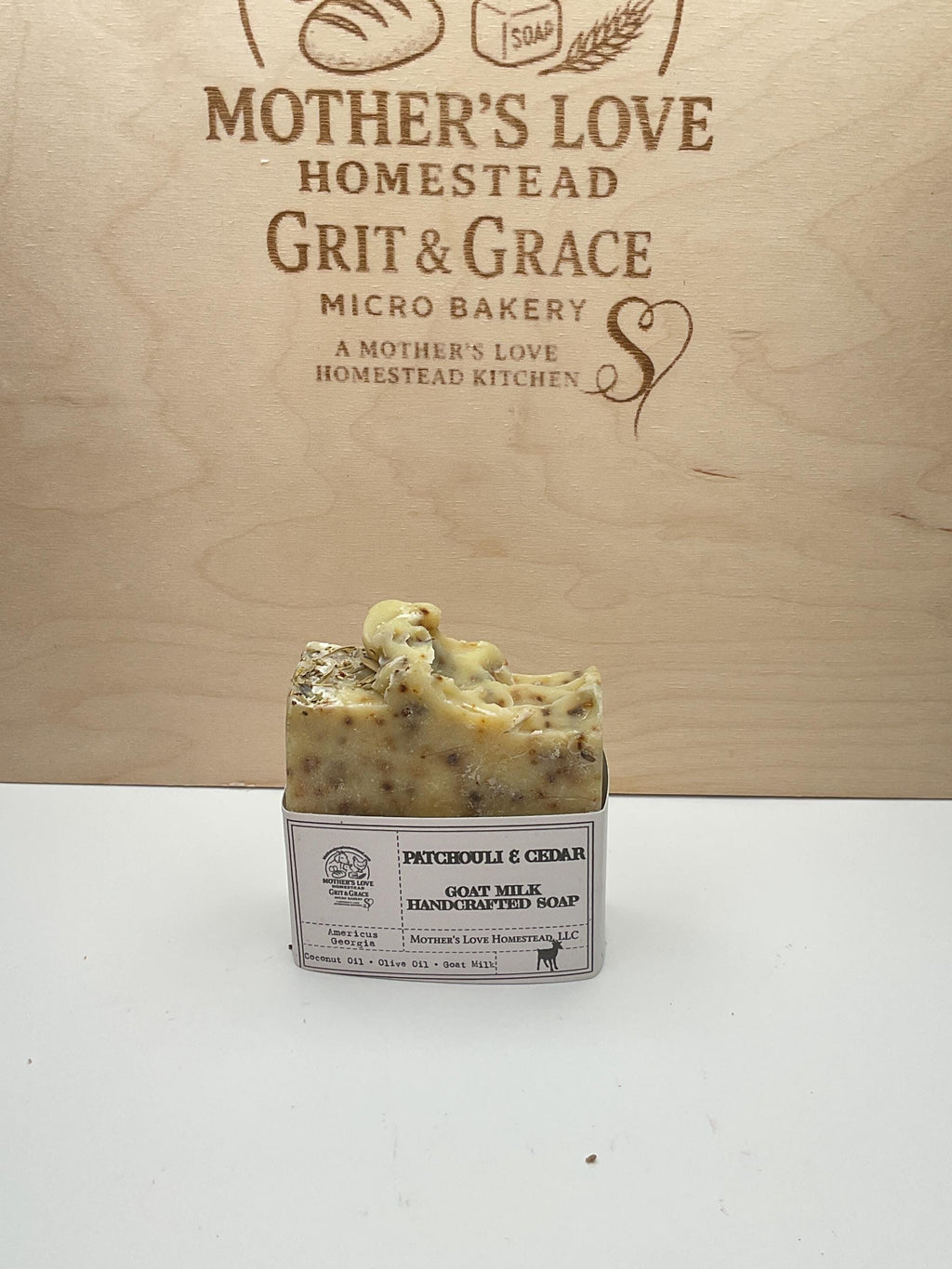 Handmade Patchouli & Cedar Goat’s Milk Soap