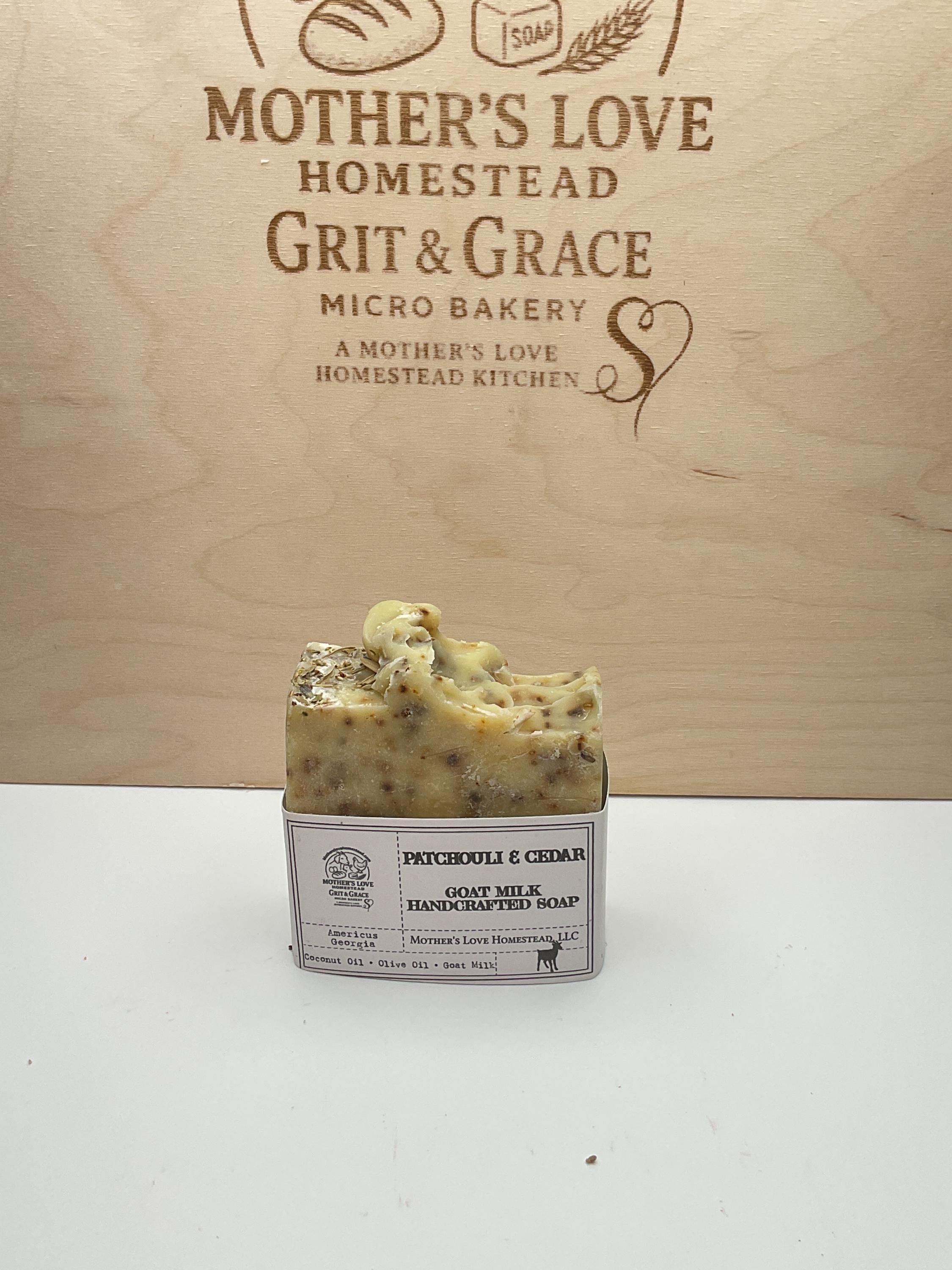 Handmade Patchouli & Cedar Goat’s Milk Soap