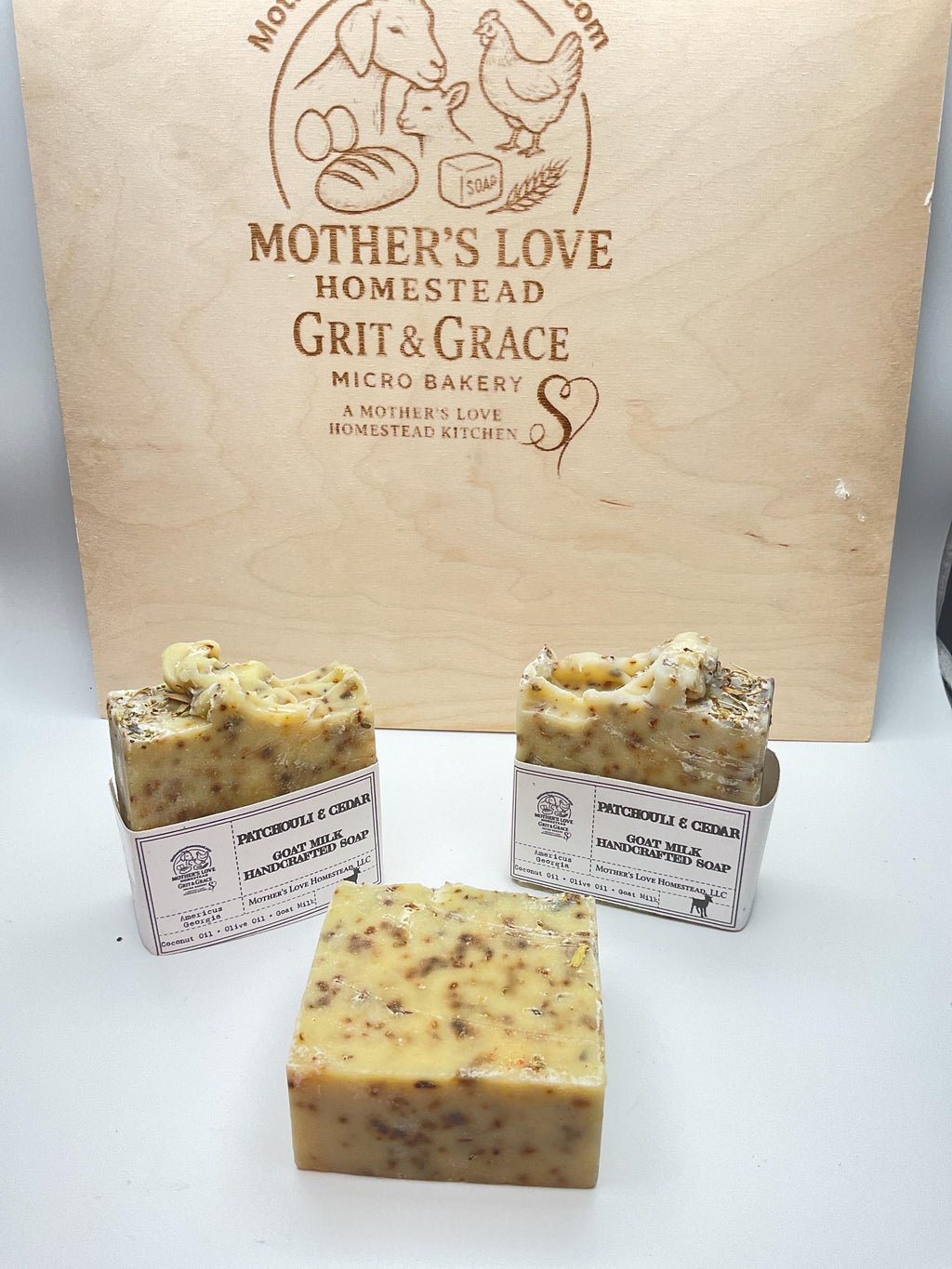 Handmade Patchouli & Cedar Goat’s Milk Soap