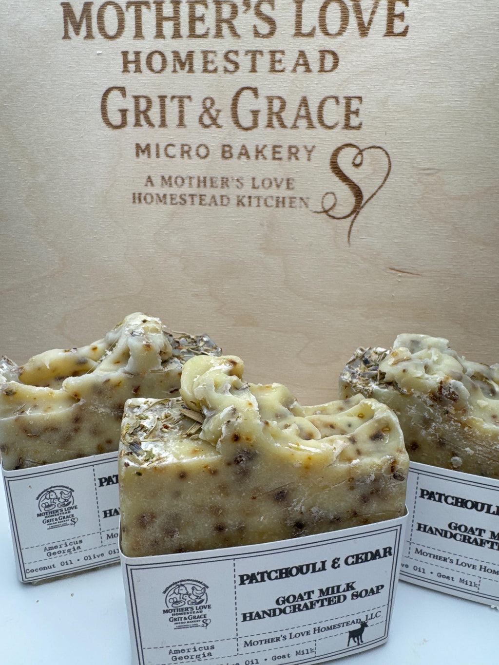 Handmade Patchouli & Cedar Goat’s Milk Soap