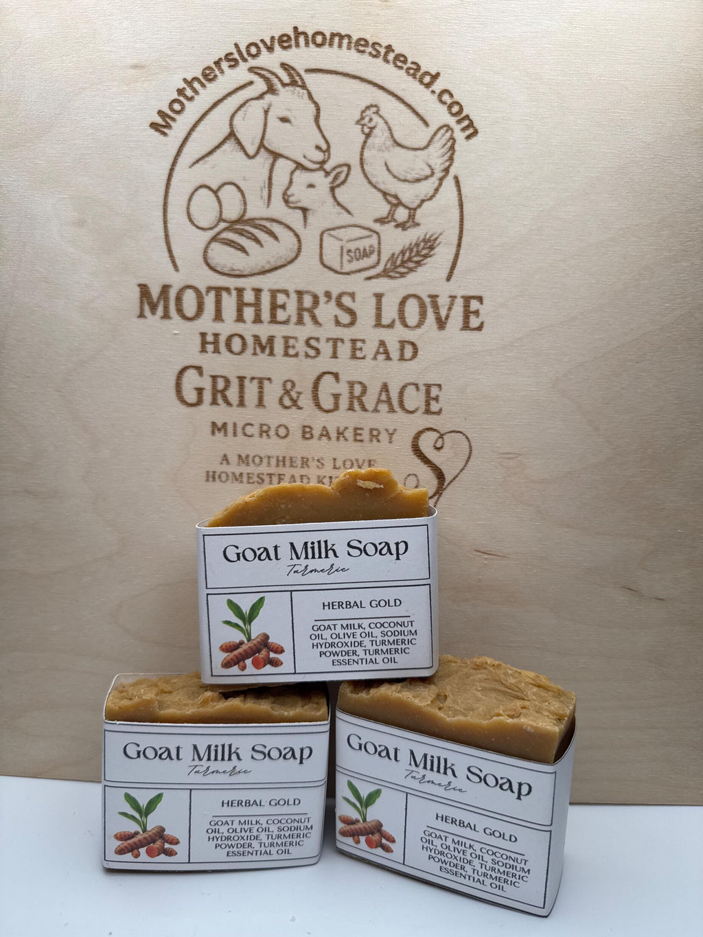 Handmade Turmeric Goat’s Milk Soap