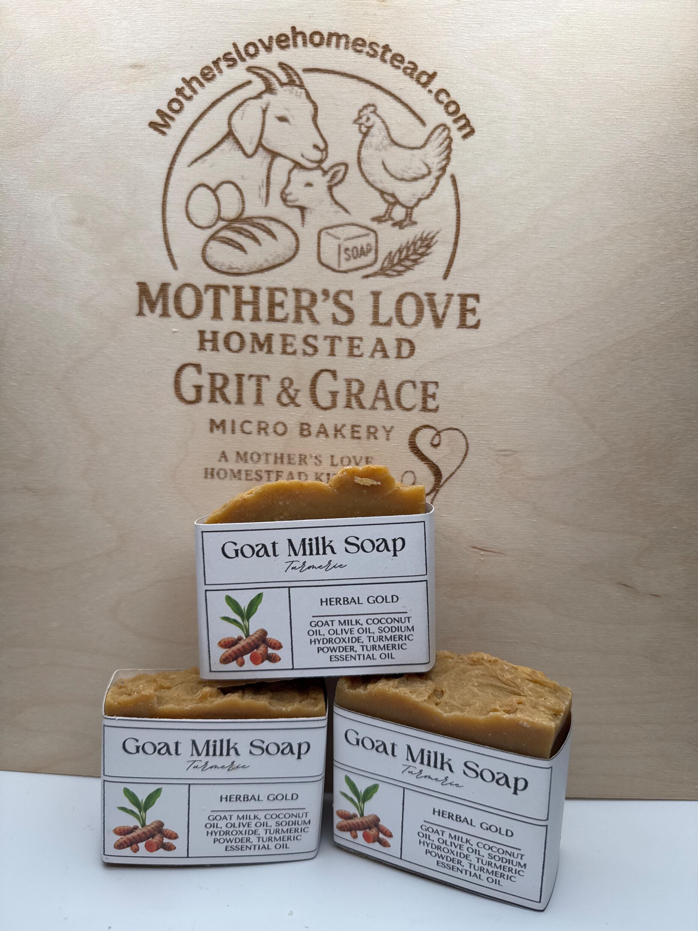 Handmade Turmeric Goat’s Milk Soap