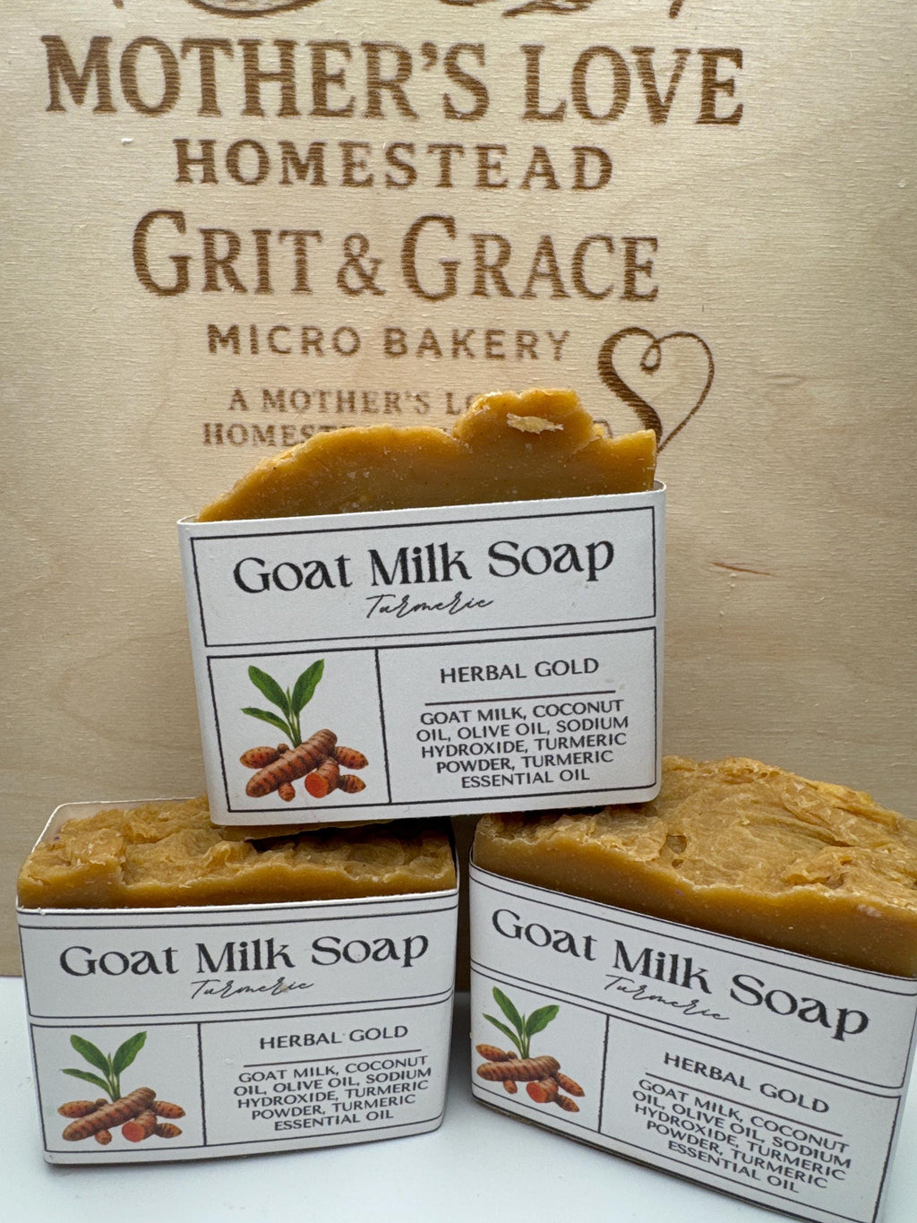 Handmade Turmeric Goat’s Milk Soap