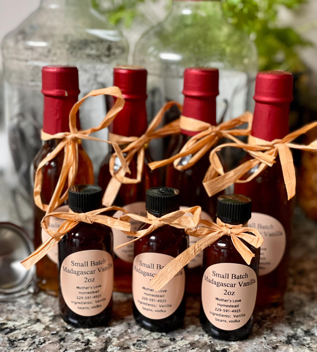 Homemade Madagascar Vanilla Extract - Limited Edition 6oz