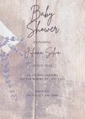 Lavender Baby Shower Invite