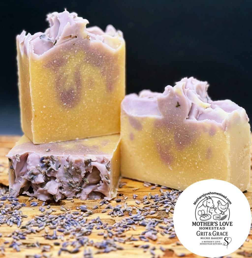 Lavender Goat Milk Soap – Handmade Floral Scented Soap Bar