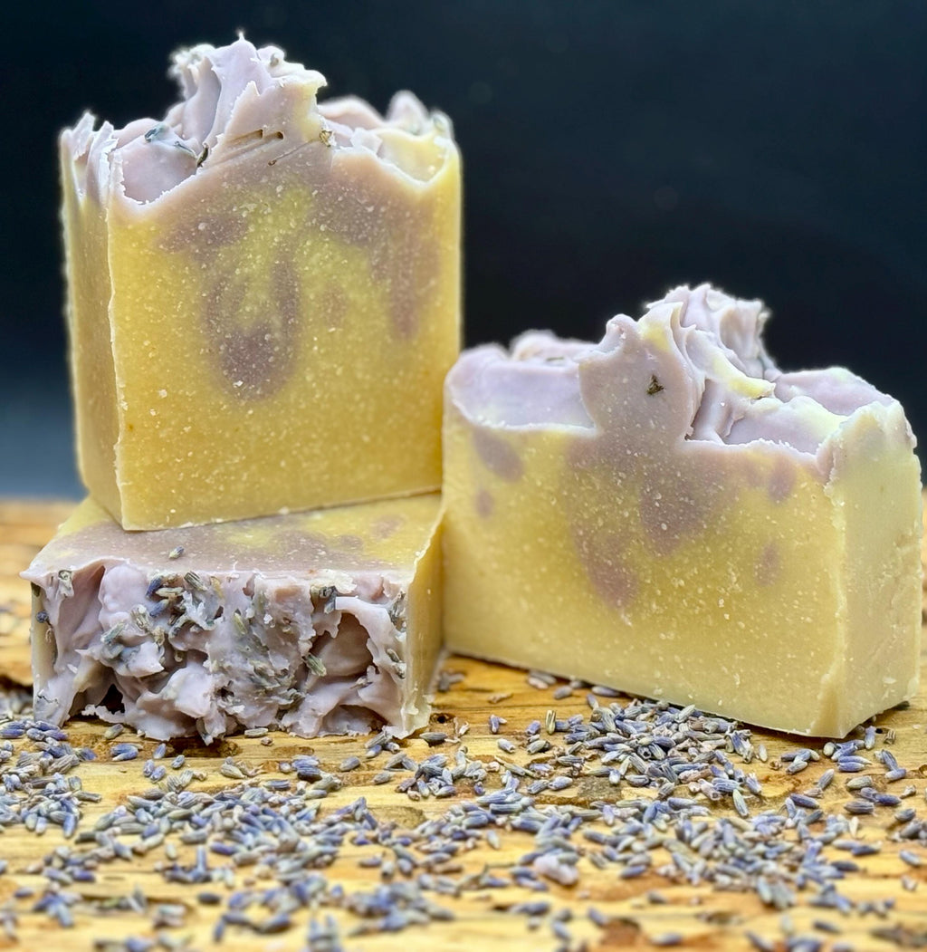 Lavender Goat Milk Soap – Handmade Floral Scented Soap Bar