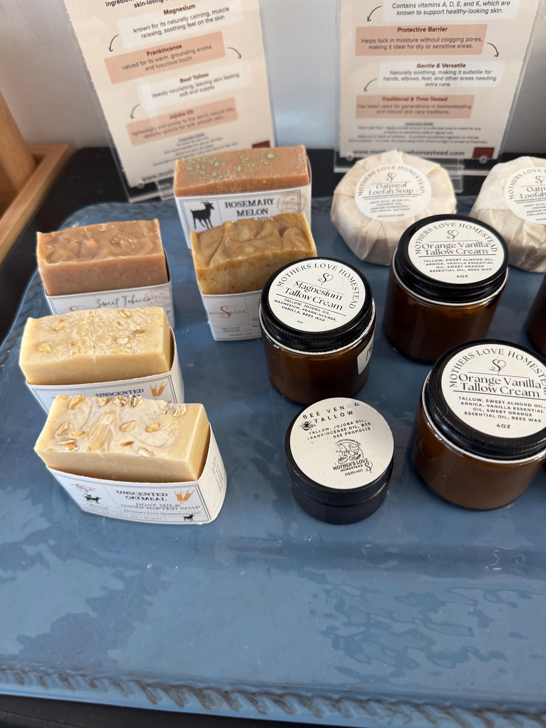 Orange Vanilla Tallow Cream | Natural Relaxation Balm | Rustic Farmhouse Skincare | Homestead Handmade Moisturizer 4oz