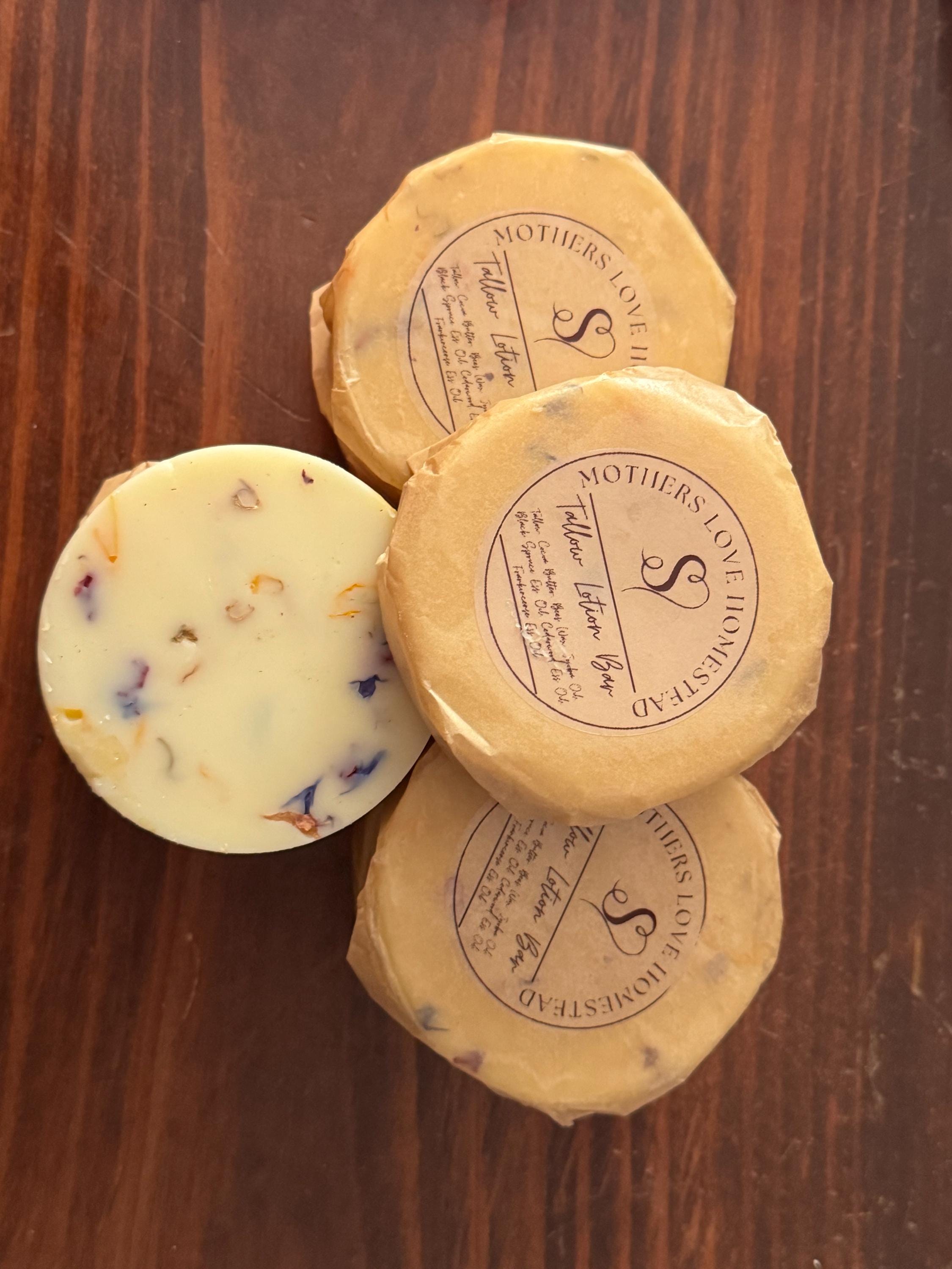Tallow & Cocoa Butter Lotion Bar | Natural Moisturizing Body Bar